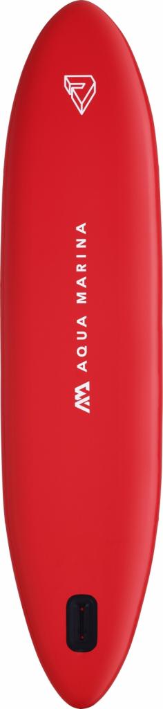 Aqua Marina All-Around SUP Board 366x84 cm mit Reißverschlussrucksack Double Action-Pumpe LIQUID AIR Paddel Einschub-Mittelfinne Sicherheitsleine Rot