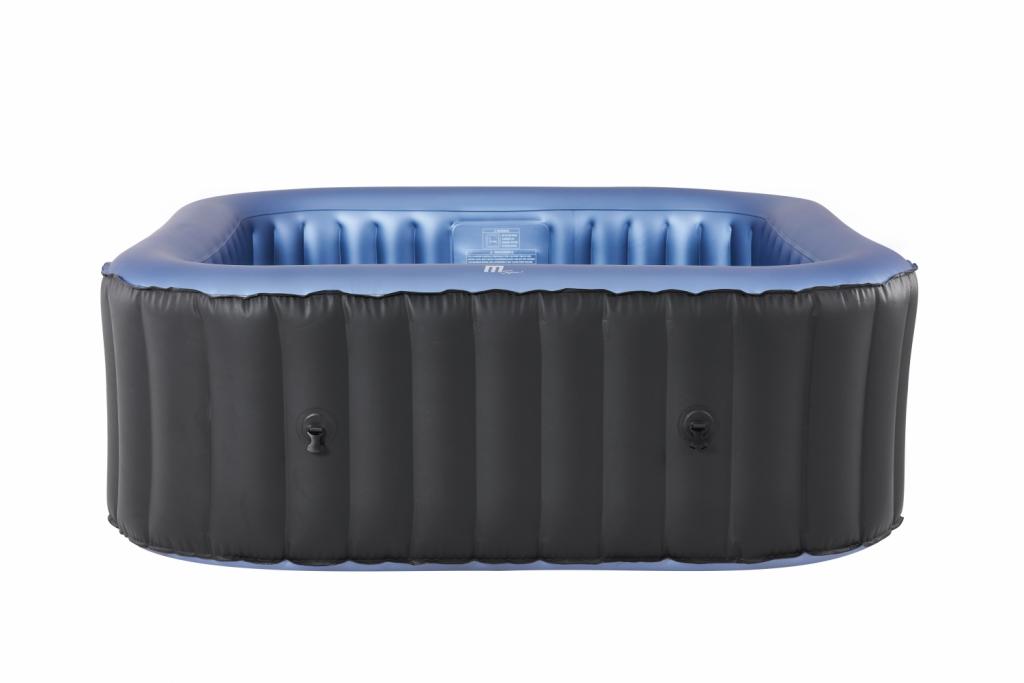 MSpa PureHaven aufblasbarer Whirlpool 158x158x68 cm für 4 Personen selbstreinigend inkl. Filterkatuschen und Abdeckung Leergewicht 24 kg