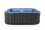 MSpa PureHaven aufblasbarer Whirlpool 158x158x68 cm für 4 Personen selbstreinigend inkl. Filterkatuschen und Abdeckung Leergewicht 24 kg