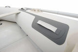 Aqua Marina Deluxe Schlauchboot 250x129 cm mit verstärktem Hochdruck-PVC-Gewebe Reparaturset Handpumpe Sitzbank Transporttasche Paddel Weiß