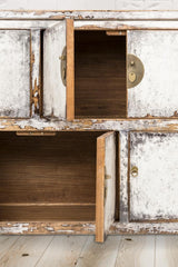 PureHaven Kommode 170x43x104 cm im Vintage Style aus Vollholz handgefertigt stilvolles Design Kieferholz standsicher und stabil