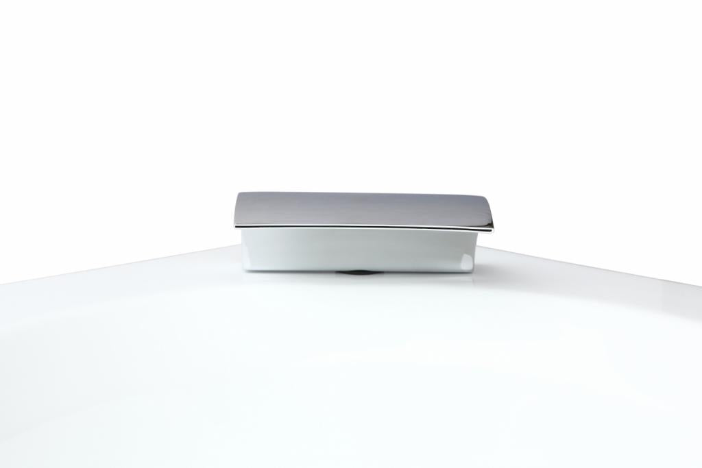 PureHaven Whirlpool 150x150 cm elegantes Design Heizung Lichttherapie Soundsystem Reinigungsprogramm Bluetooth-Soundsystem