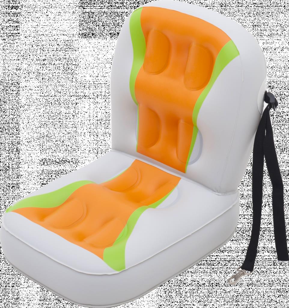 Aqua Marina Kajak 412x83 cm für 2 Personen mit Luftsitz verstellbarer Lehne Transporttasche Reparaturset Handpumpe strapazierfähig Grün/Weiß/Orange