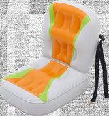 Aqua Marina Kajak 412x83 cm für 2 Personen mit Luftsitz verstellbarer Lehne Transporttasche Reparaturset Handpumpe strapazierfähig Grün/Weiß/Orange