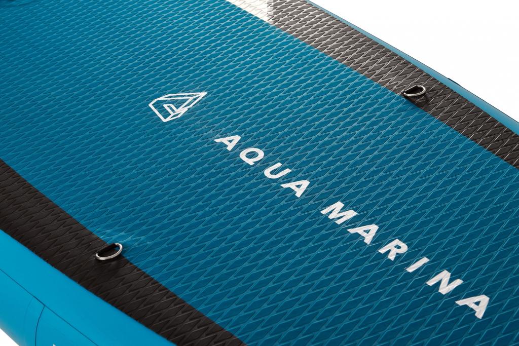 Aqua Marina All-Around SUP Board 315x79 cm mit Reißverschlussrucksack Double Action-Pumpe LIQUID AIR Paddel Einschub-Mittelfinne Sicherheitsleine Blau