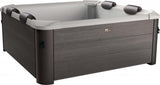 MSpa PureHaven aufblasbarer Whirlpool TRIBECA 160x160x65cm für 6 Personen 120 Massagedüsen Heizung App-Steuerung Controlbox Desinfektion selbreinigend Braun