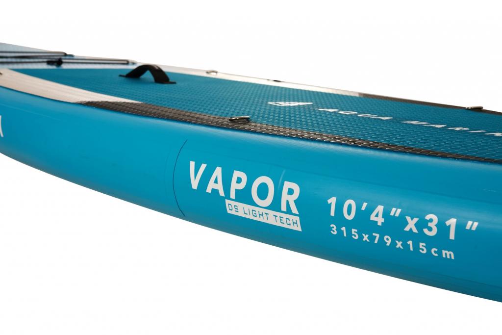 Aqua Marina All-Around SUP Board 315x79 cm mit Reißverschlussrucksack Double Action-Pumpe LIQUID AIR Paddel Einschub-Mittelfinne Sicherheitsleine Blau
