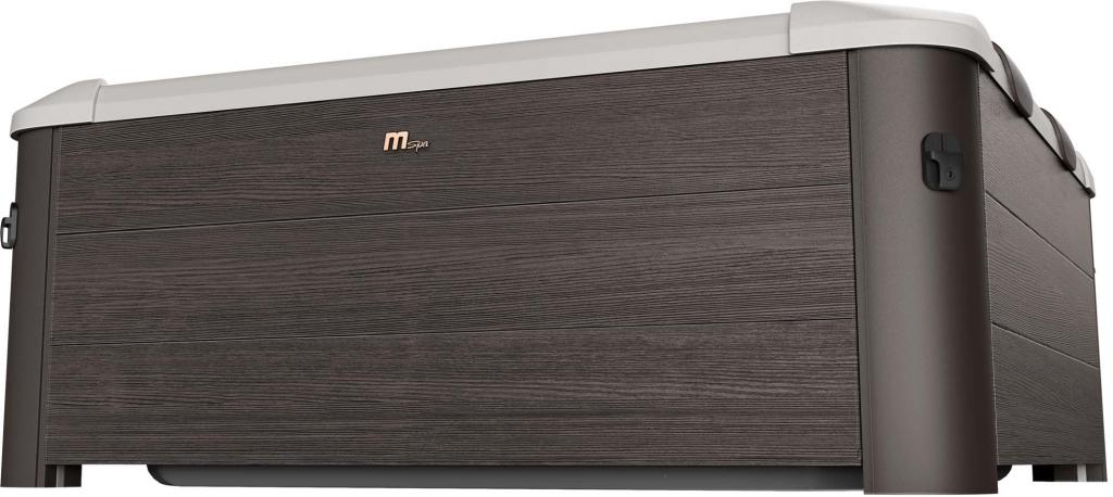 MSpa PureHaven aufblasbarer Whirlpool TRIBECA 160x160x65cm für 6 Personen 120 Massagedüsen Heizung App-Steuerung Controlbox Desinfektion selbreinigend Braun