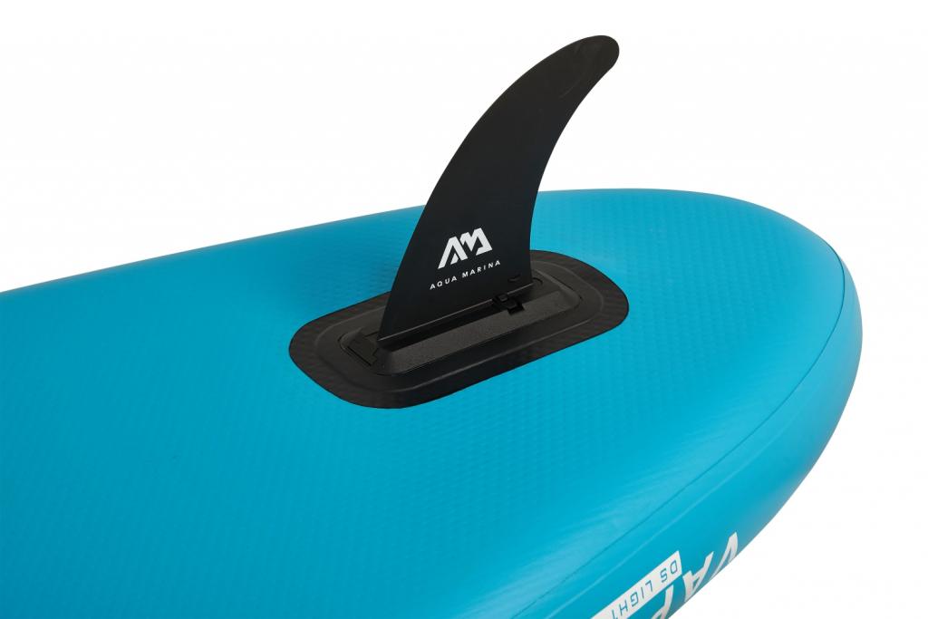 Aqua Marina All-Around SUP Board 315x79 cm mit Reißverschlussrucksack Double Action-Pumpe LIQUID AIR Paddel Einschub-Mittelfinne Sicherheitsleine Blau