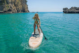 Aqua Marina All-Around SUP Board 340x84cm Reißverschlussrucksack Double Action-Pumpe LIQUID AIR Paddel Einschub-Mittelfinne Sicherheitsleine Orange
