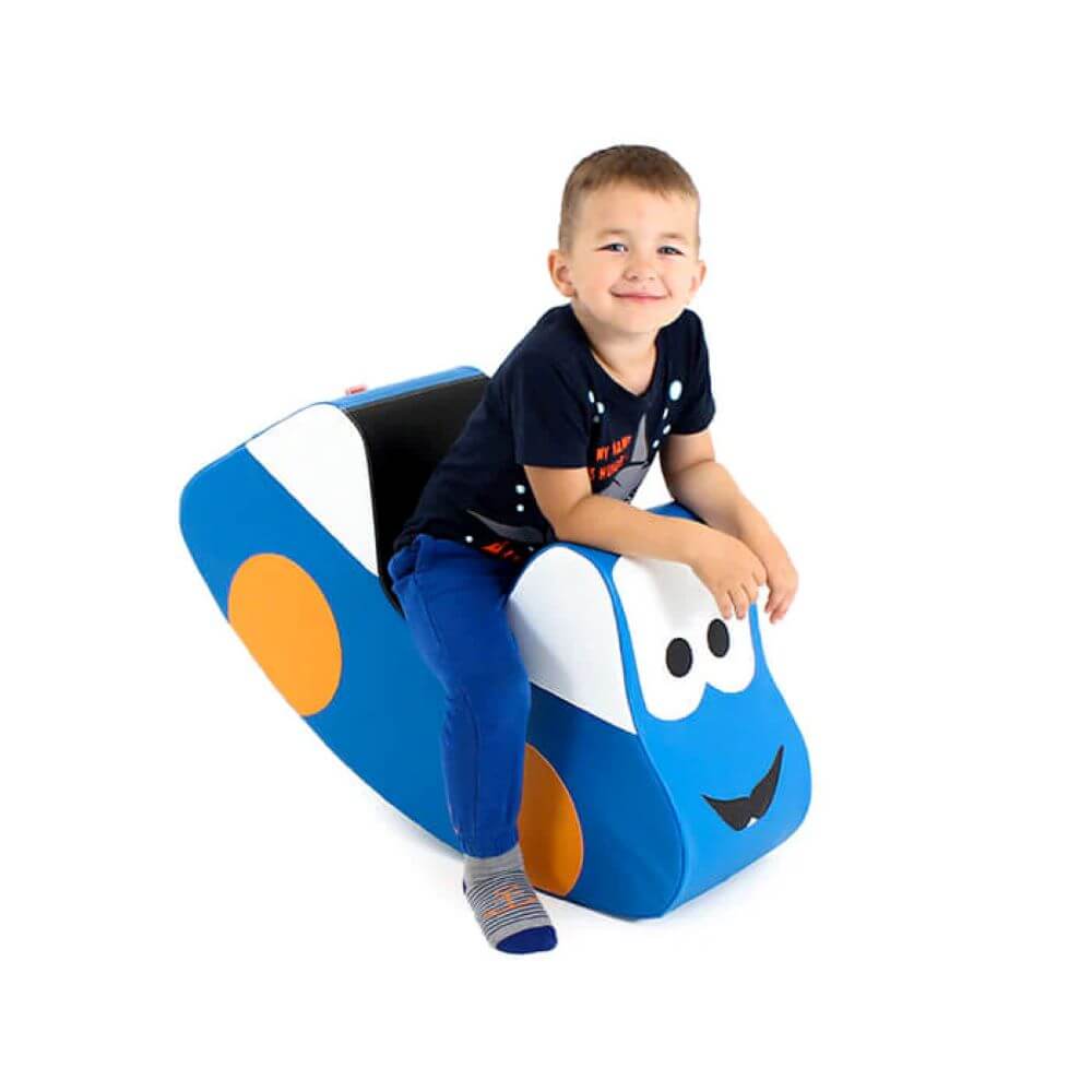 IGLU Rocker Soft Play Softbausteine - Schaukelpferd Auto aus Schaumstoff - für Kinder in verschiedenen Farben