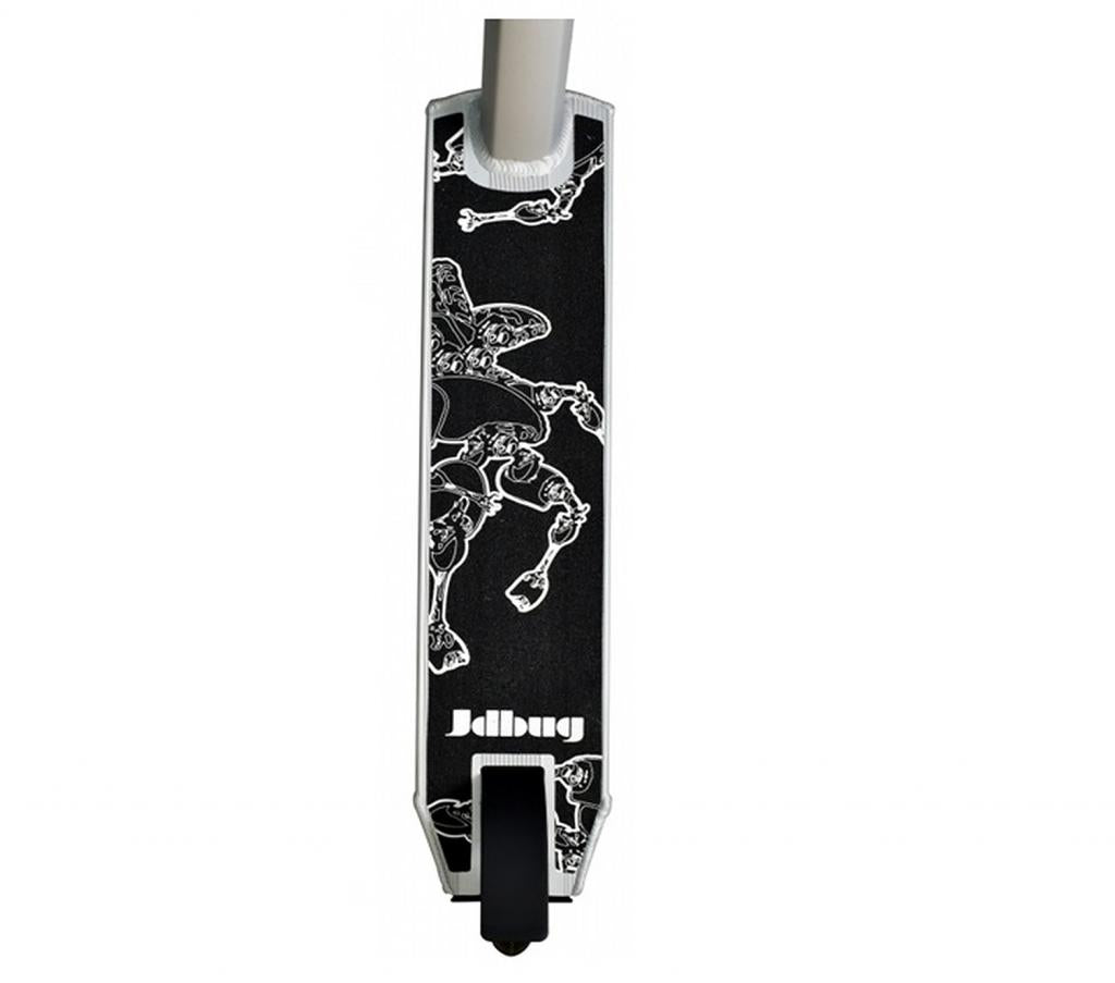 JD Bug Freestyle Stunt Scooter Dark Knight Pro schwarz grau Tretroller Stuntroller bis 100kg belastbar
