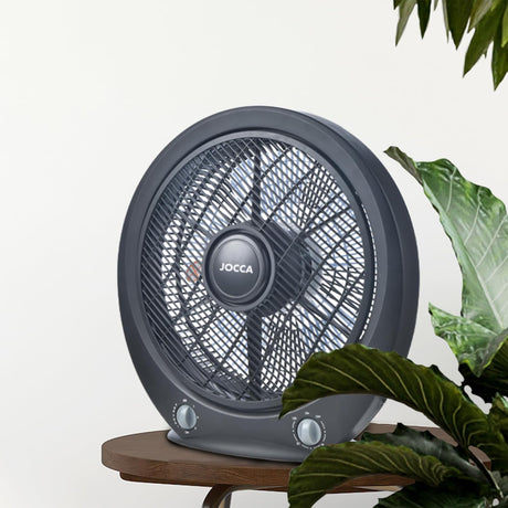Jocca Bodenventilator auf einem Tisch