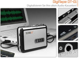 Technaxx DigiTape Kassettendigitalisierer Kassettenspieler Walkman Musikspieler