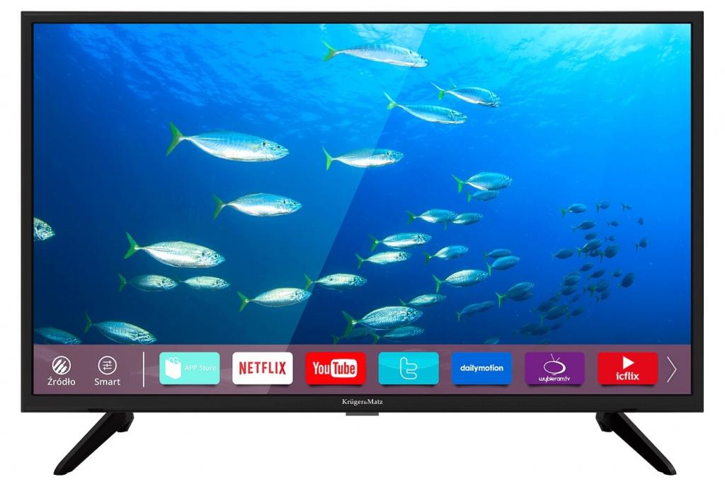Krüger & Matz KM0232-S6 32 Zoll HD-ready WLAN Smart TV DVB-T2/S/C USB EEK: E