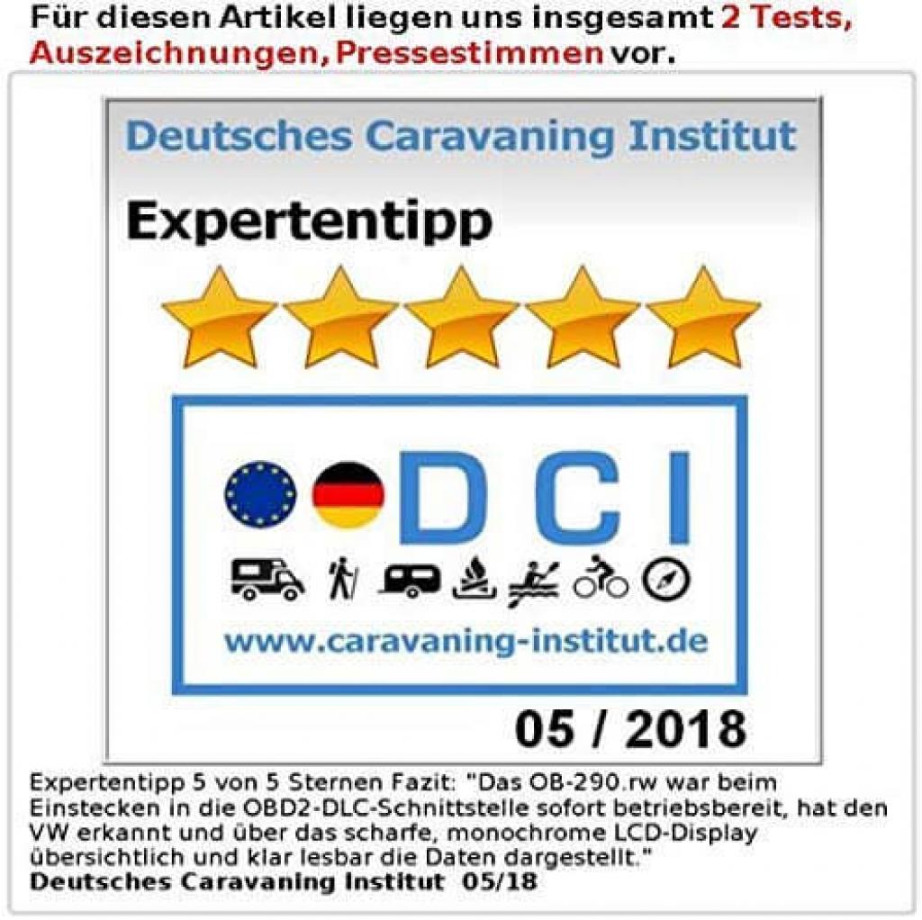 Lescars Motor OBD2 Diagnosegerät mit XL-LCD-Display Fehlerspeicher Analyse u. löschen