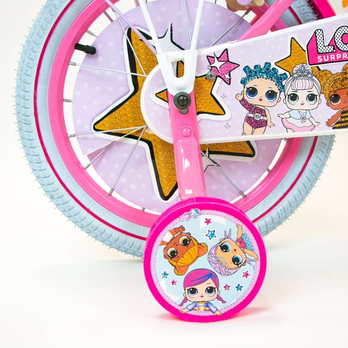 Volare Dolls 16-Zoll-Kinderfahrrad mit zwei Handbremsen in Rosa für kleine Abenteurer