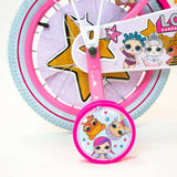 Volare Dolls 16-Zoll-Kinderfahrrad mit zwei Handbremsen in Rosa für kleine Abenteurer