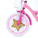 Volare Dolls 16-Zoll-Kinderfahrrad mit zwei Handbremsen in Rosa für kleine Abenteurer