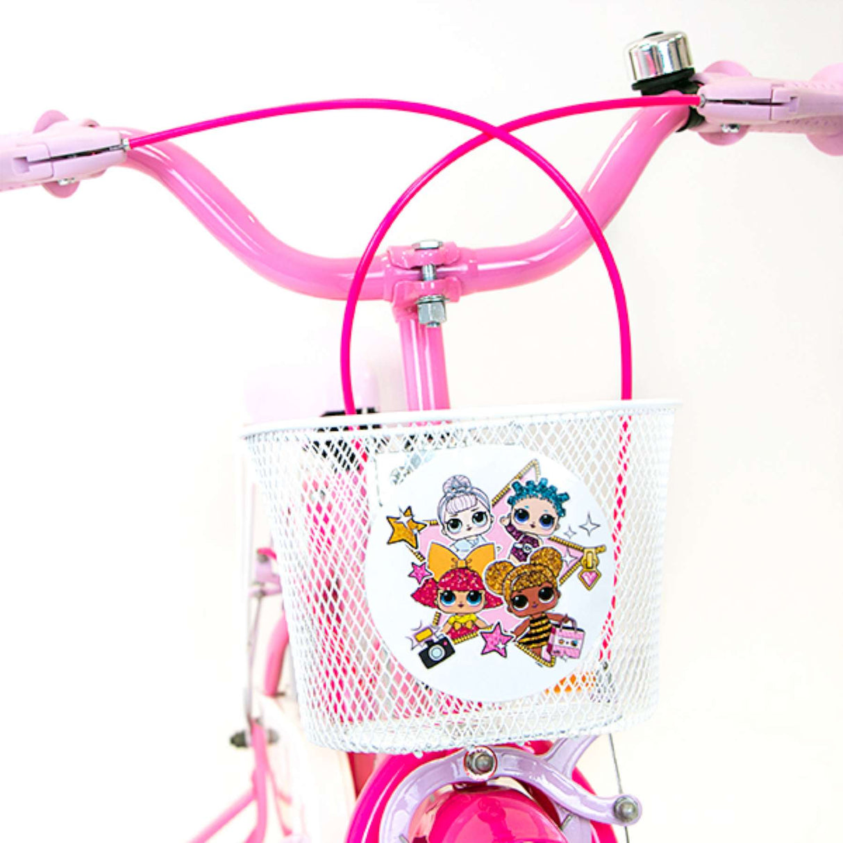 Volare Dolls 16-Zoll-Kinderfahrrad mit zwei Handbremsen in Rosa für kleine Abenteurer