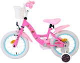 Volare LOL Surprise Kinderfahrrad für Mädchen - 14 Zoll in Rosa mit Sicherheitsmerkmalen