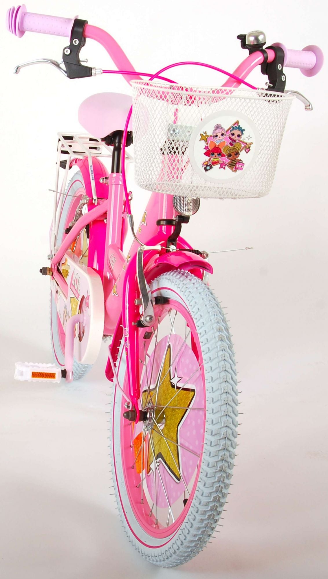 LOL Surprise Kinderfahrrad - Mädchen - 18 Zoll - Pink - 2 Handbremsen