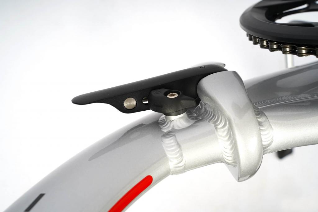 B-WARE - LOVELEC Lugo Silber Klapp E-Bike 10Ah Batterie Klappfahrrad Outdoor Campingfahrrad