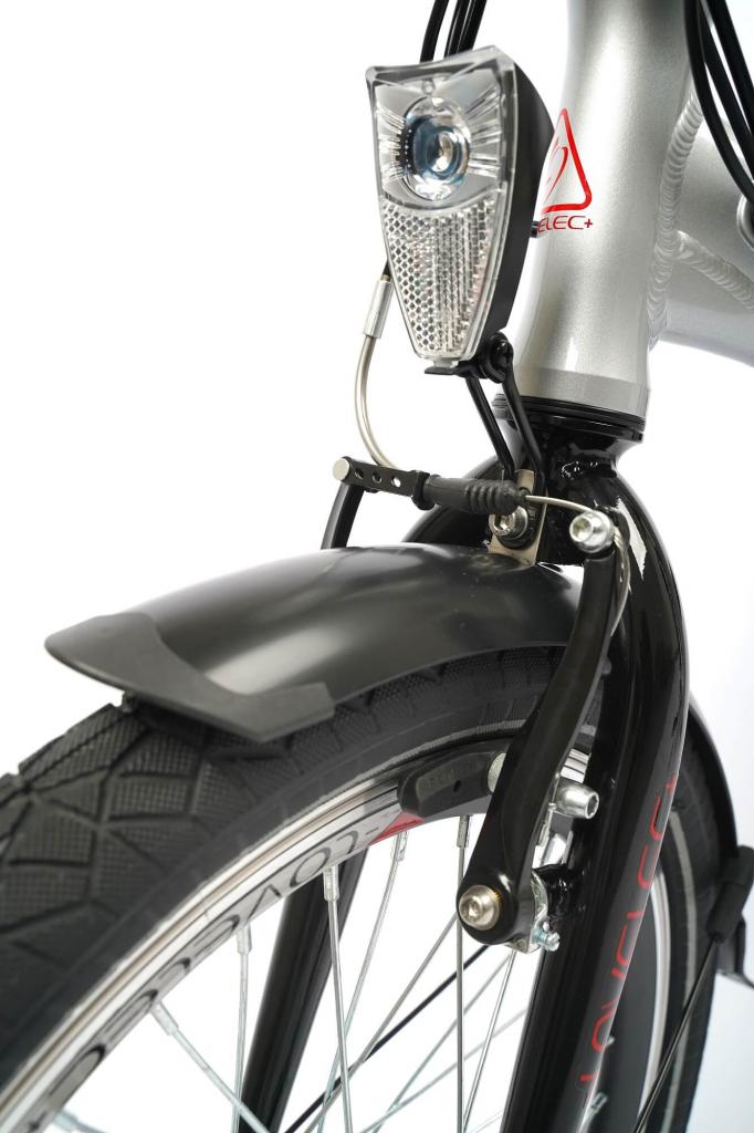 B-WARE - LOVELEC Lugo Silber Klapp E-Bike 10Ah Batterie Klappfahrrad Outdoor Campingfahrrad