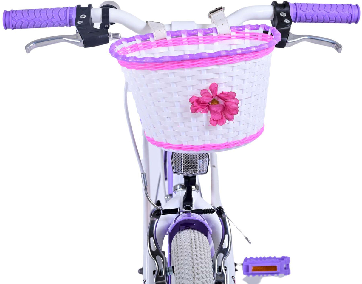 Volare Lovely Kinderfahrrad - Mädchen - 20 Zoll - Lila - Zweihandbremsen