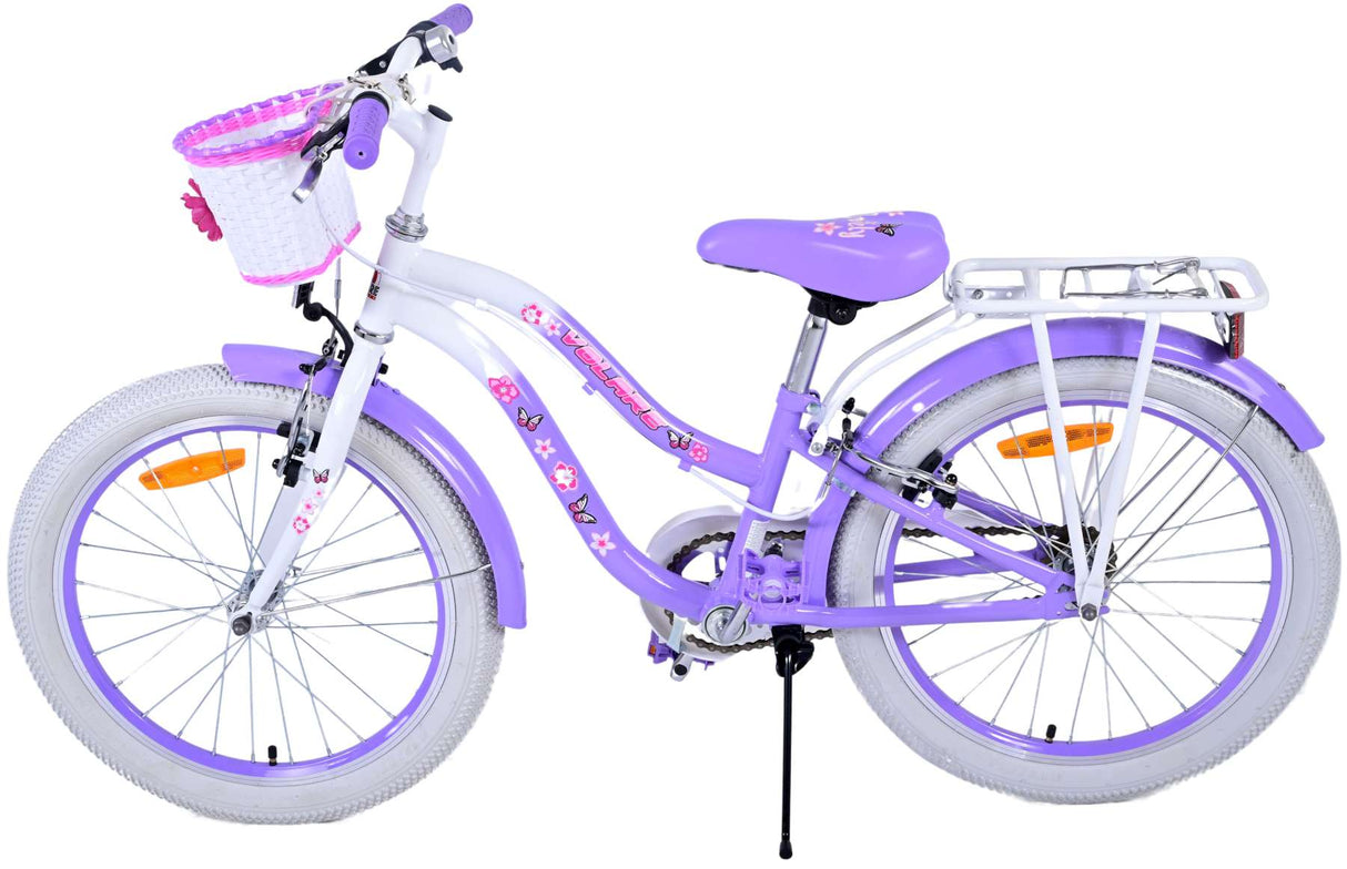 Volare Lovely Kinderfahrrad - Mädchen - 20 Zoll - Lila - Zweihandbremsen