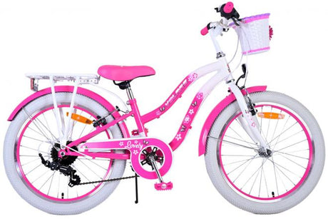 Volare Lovely 20-Zoll-Kinderfahrrad mit geschlossenem Kettenschutz