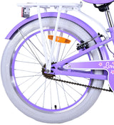 Volare Lovely Kinderfahrrad - Mädchen - 20 Zoll - Lila - Zweihandbremsen
