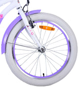 Volare Lovely Kinderfahrrad - Mädchen - 20 Zoll - Lila - Zweihandbremsen