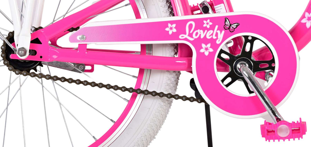 Volare Lovely Kinderfahrrad - Mädchen - 20 Zoll - Rosa