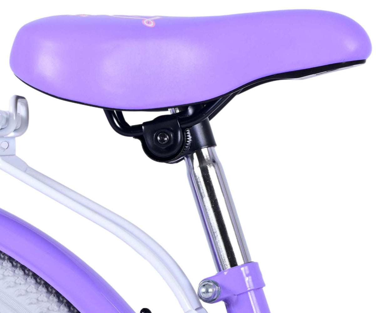 Volare Lovely Kinderfahrrad - Mädchen - 20 Zoll - Lila - Zweihandbremsen
