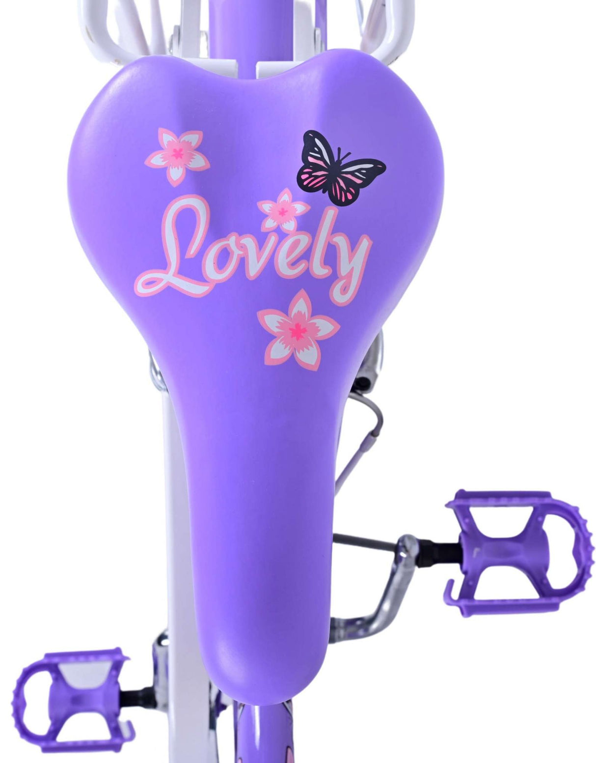 Volare Lovely Kinderfahrrad - Mädchen - 20 Zoll - Lila - Zweihandbremsen