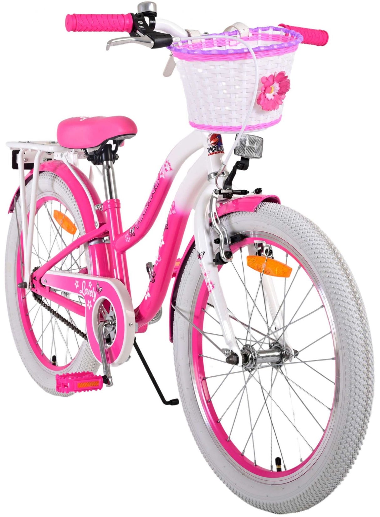 Volare Lovely Kinderfahrrad - Mädchen - 20 Zoll - Rosa