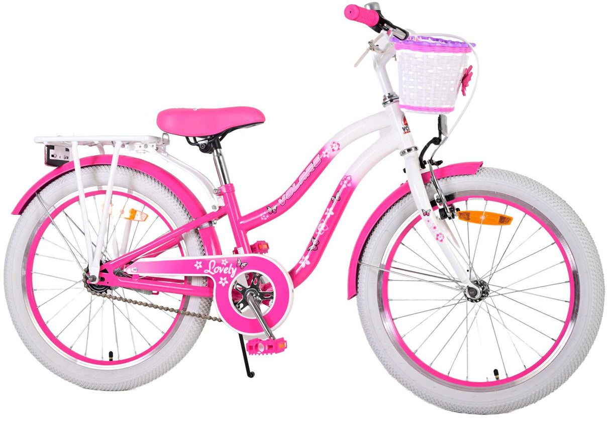 Volare Lovely Kinderfahrrad - Mädchen - 20 Zoll - Rosa