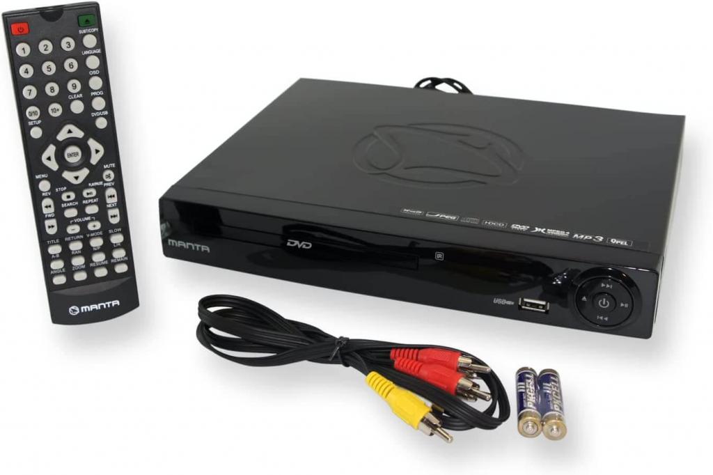 Manta DVD072 Emperor Basic HDMI DVD & CD Player, Videoplayer mit USB Anschluss