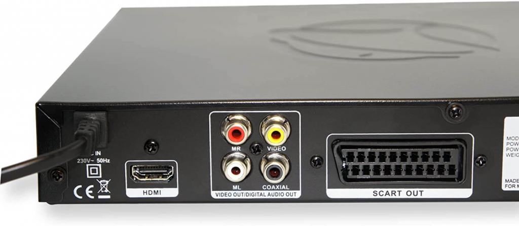 Manta DVD072 Emperor Basic HDMI DVD & CD Player, Videoplayer mit USB Anschluss