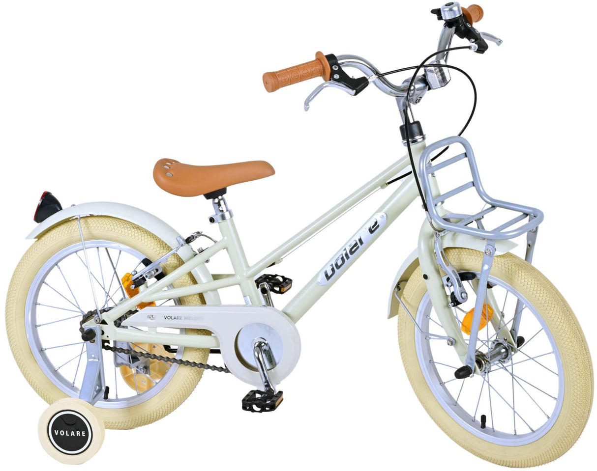 Volare Melody Kinderfahrrad - Mädchen - 16 Zoll - Sand