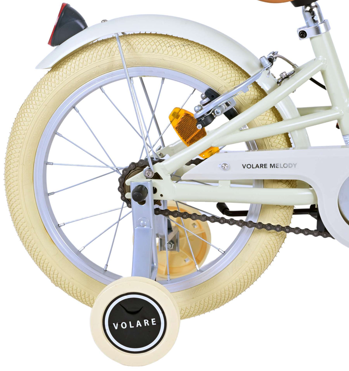 Volare Melody Kinderfahrrad - Mädchen - 16 Zoll - Sand