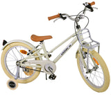 Volare Melody Kinderfahrrad - Mädchen - 18 Zoll - Sand - Zwei Handbremsen