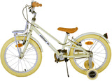 Volare Melody Kinderfahrrad - Mädchen - 18 Zoll - Sand - Zwei Handbremsen