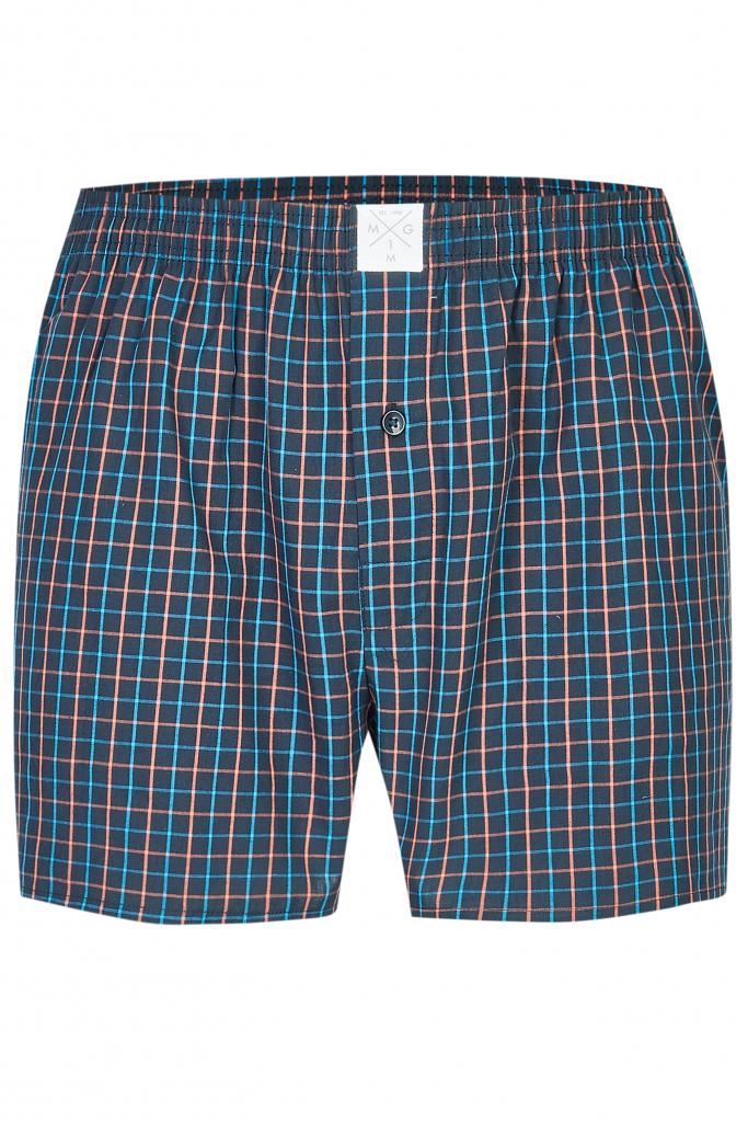 MG-1 Boxershorts MG-69-815-00-GrÃ¶ÃŸe L blau-rosa kariert