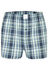 MG-1 Boxershorts MG-69-815-00-GrÃ¶ÃŸe L blau-weiÃŸ kariert