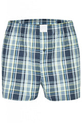 MG-1 Boxershorts MG-69-815-00-GrÃ¶ÃŸe XL blau-weiÃŸ kariert