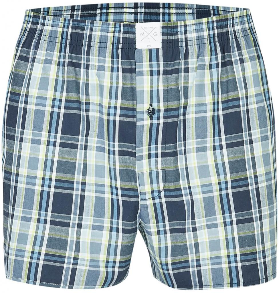 MG-1 Boxershorts MG-69-815-00-GrÃ¶ÃŸe XXL blau-weiÃŸ kariert