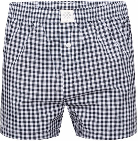 blaukarierte MG-1 Boxershorts MG-77-900-00 GrÃ¶ÃŸe M