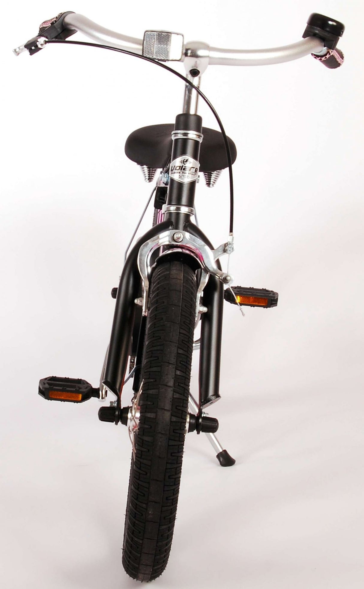Volare Miracle Cruiser Kinderfahrrad - Mädchen - 16 Zoll - Mattschwarz - Prime Collection